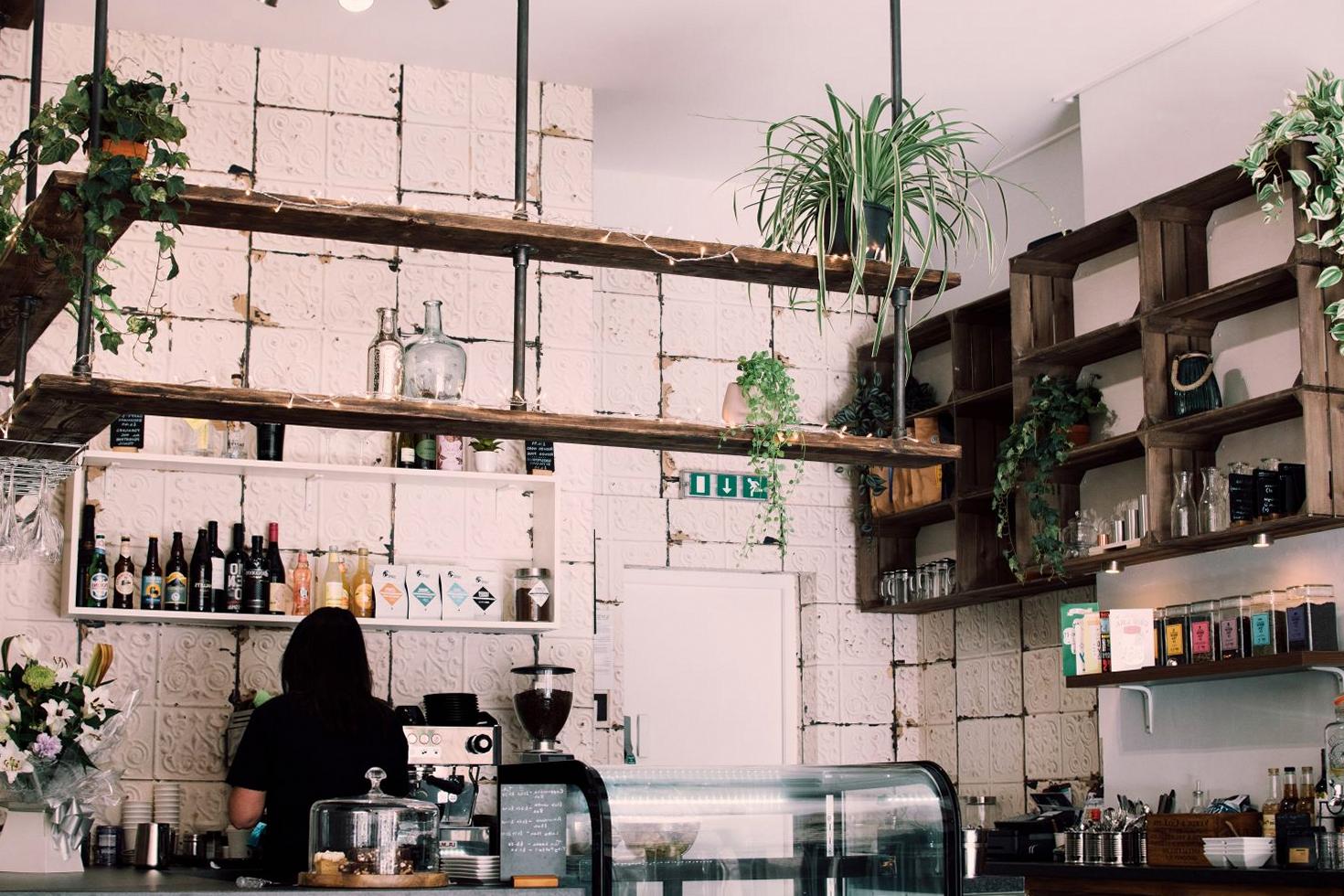 Rustic cafe vibe