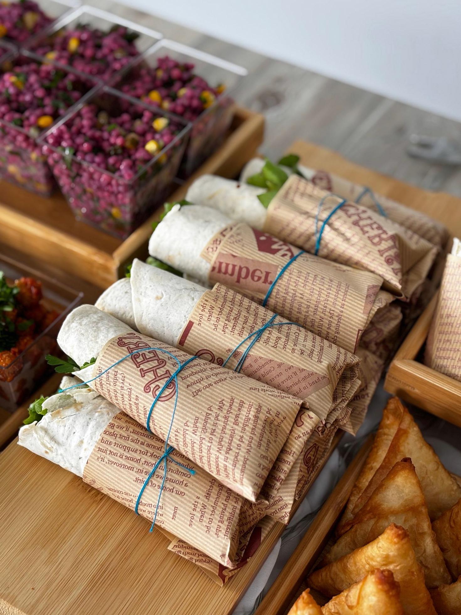 Vegan catering platter