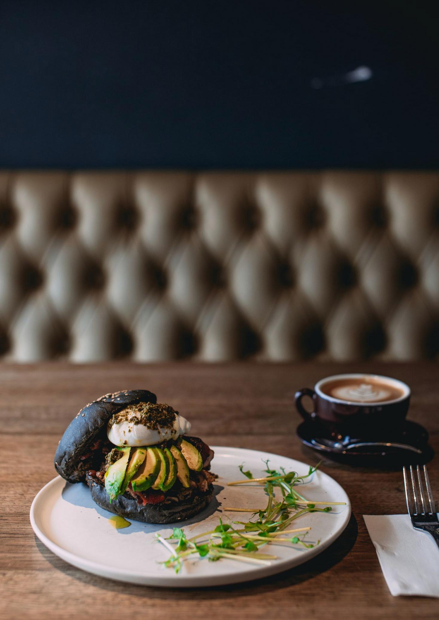Black Vegan Burger